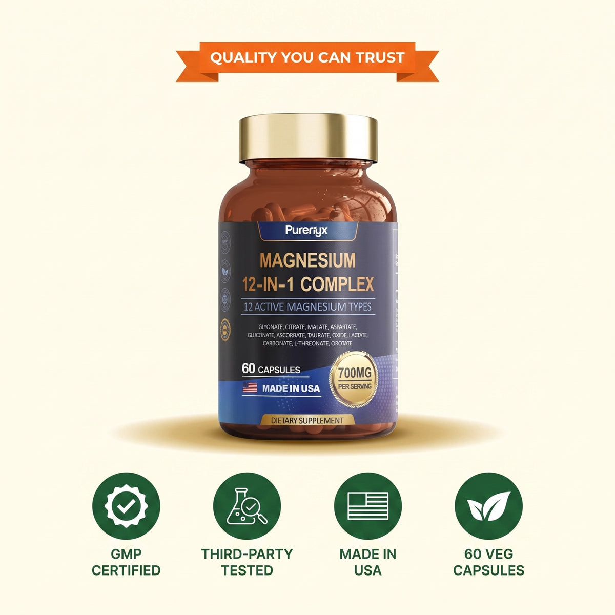 Purenyx® 12-in-1 Magnesium Complex (700MG)